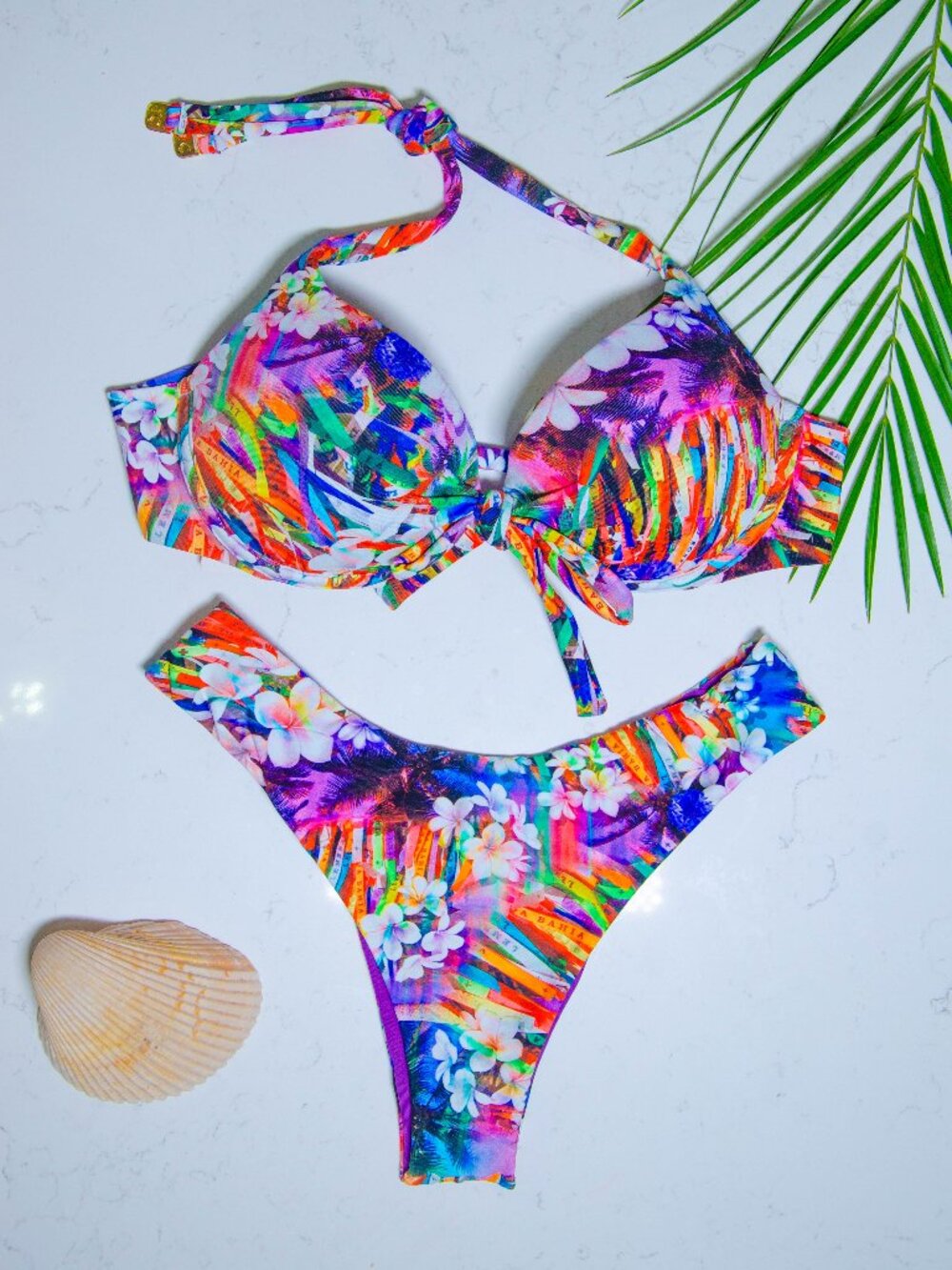 Rio Açu Brazilian Adjustable Underwire Push-Up Bikini Set | Size M | NWT